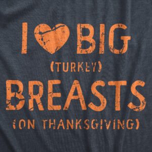 Alternative view of Ecommyz I Heart Big Turkey Breats Men's T Shirt