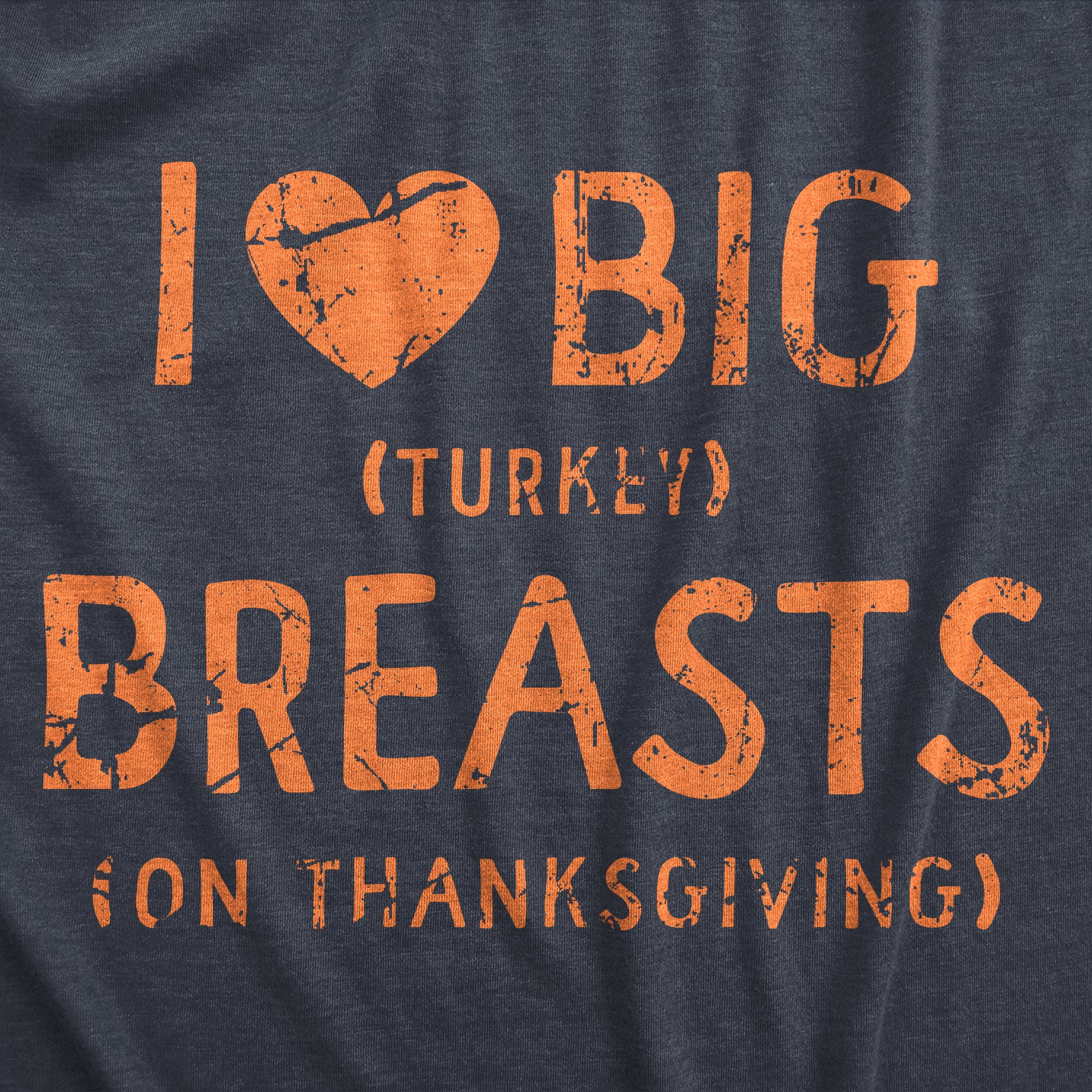 Ecommyz I Heart Big Turkey Breats Men's T Shirt - Image 2