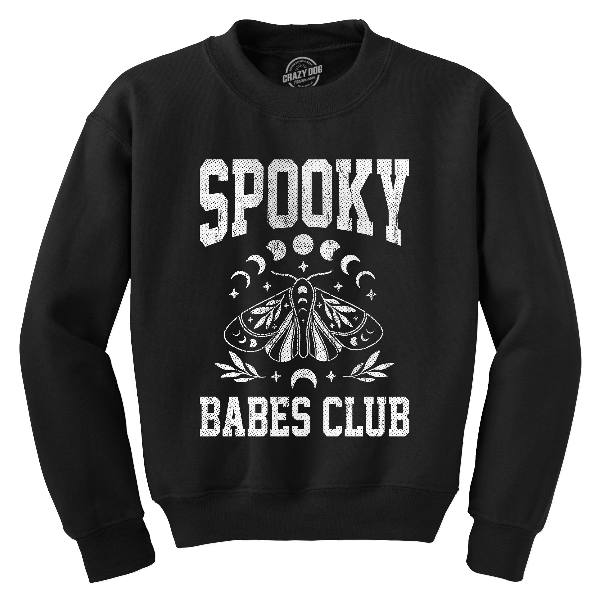 Ecommyz Spooky Babes Club Crew Neck Sweatshirt